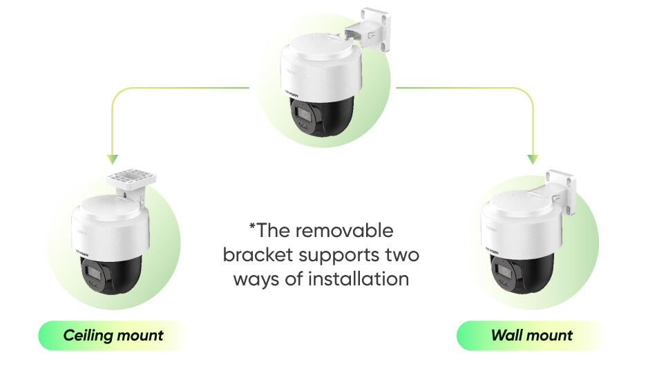 All in one bracket for easy installation